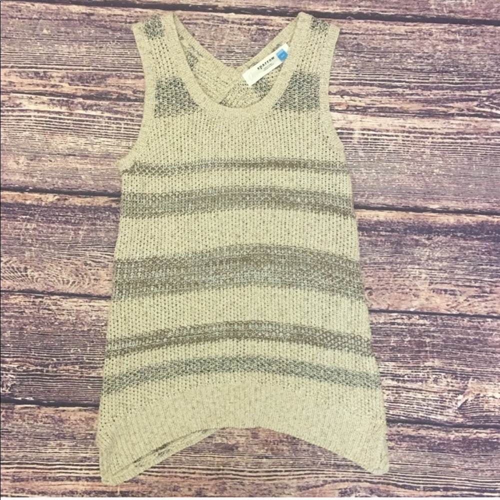XS Anthropologie Sparrow Sleeveless Knit Top
